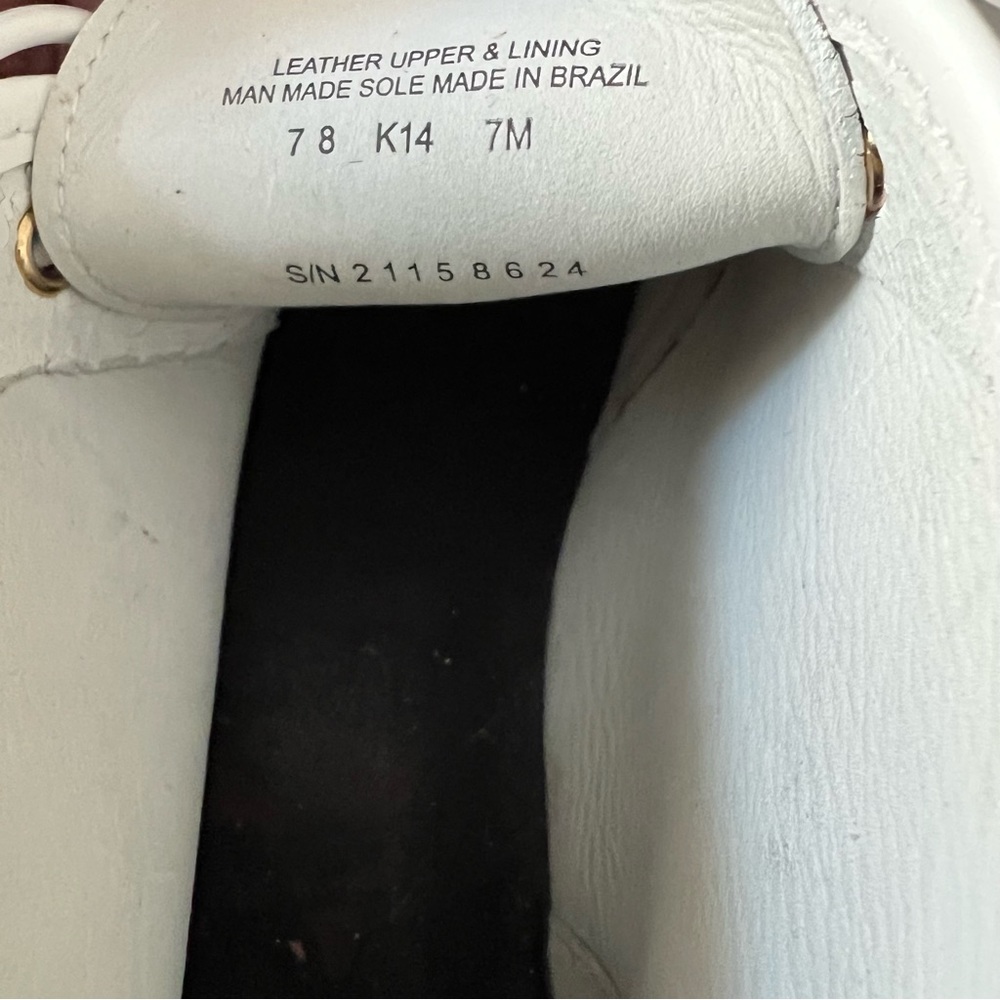 Tory Burch Bergen Leather Bootie Chukka White - Picture 7 of 9